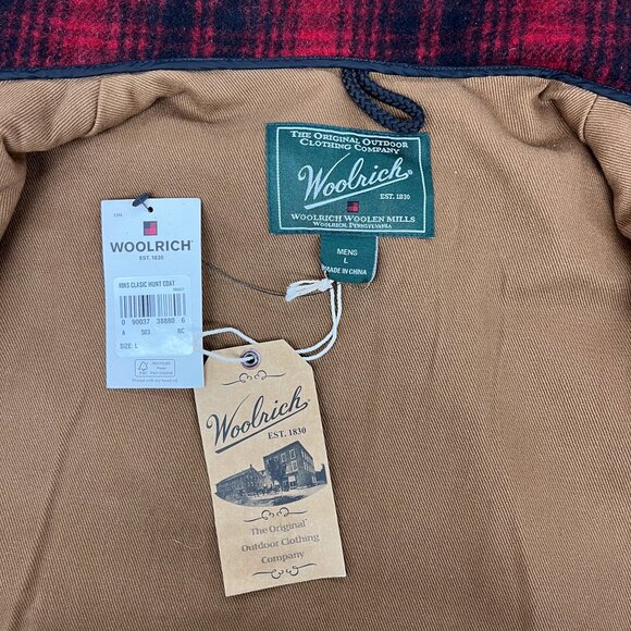 **RARE** Woolrich Classic Hunt Coat | Buffalo Check | Size L - Picture 6 of 11